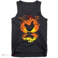 Chicken Halloween Costume Pumpkin Chicken Lovers Fall Season Tank Top thumb 0