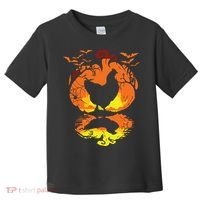 Chicken Halloween Costume Pumpkin Chicken Lovers Fall Season Toddler T-Shirt thumb 0