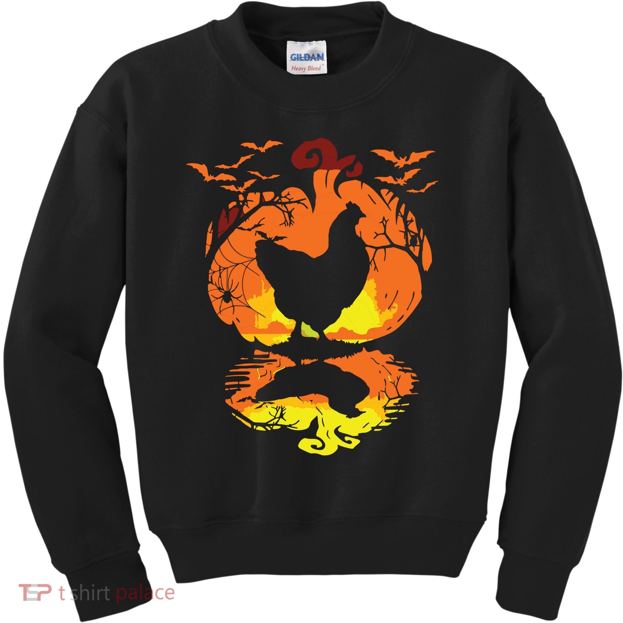 Chicken Halloween Costume Pumpkin Chicken Lovers Fall Season Kids Sweatshirt