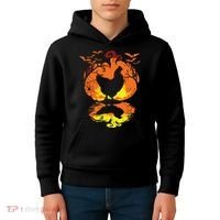 Chicken Halloween Costume Pumpkin Chicken Lovers Fall Season Kids Hoodie thumb 4