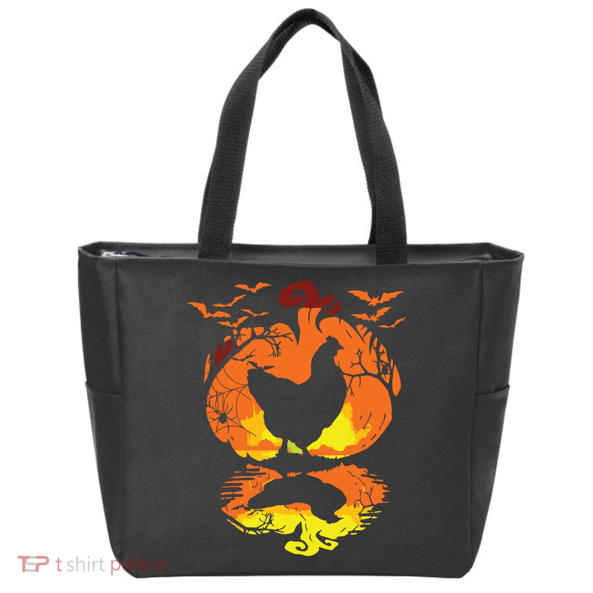 Chicken Halloween Costume Pumpkin Chicken Lovers Fall Season Tote Bag