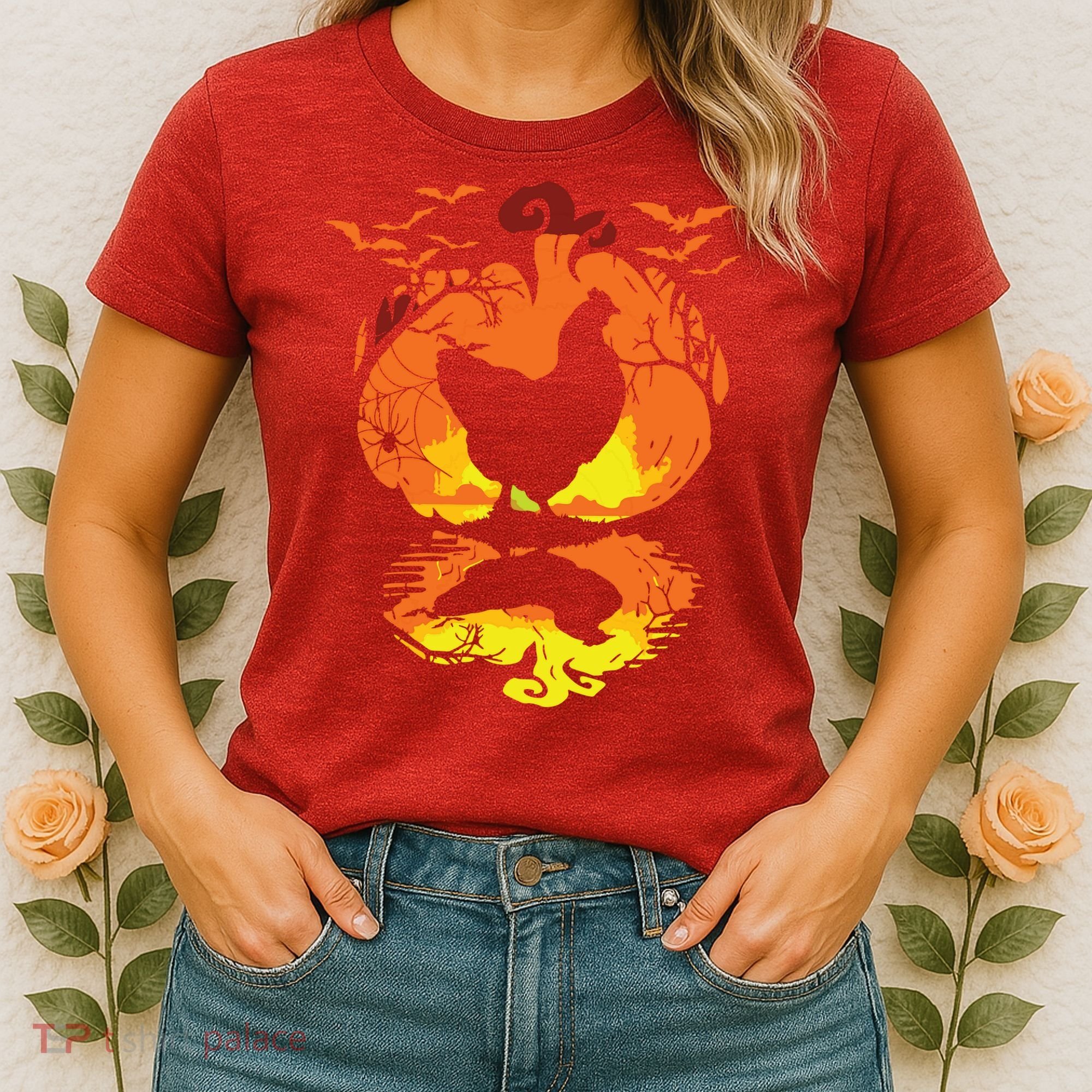 Chicken Halloween Costume Pumpkin Chicken Lovers Fall Season Women's T-Shirt