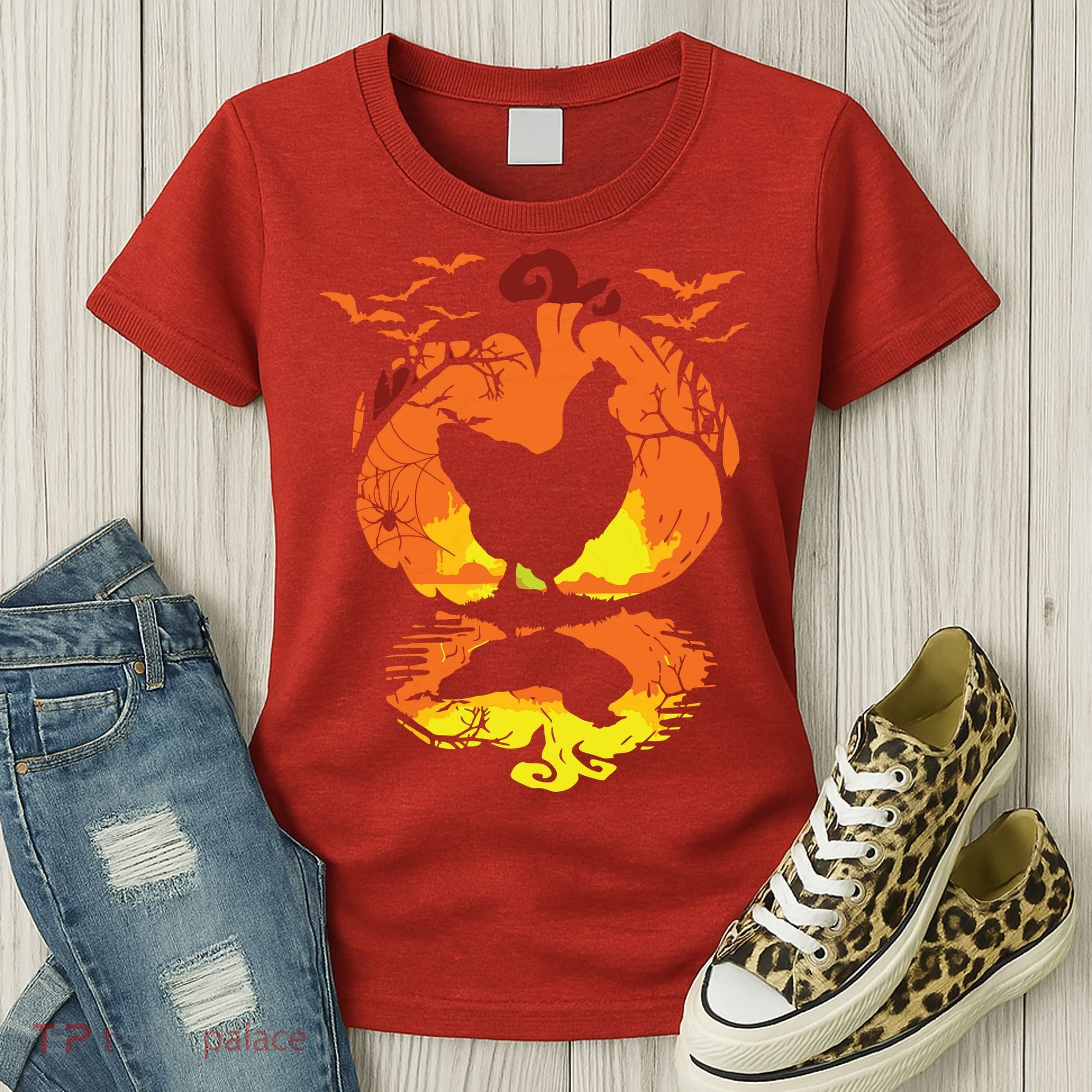 Chicken Halloween Costume Pumpkin Chicken Lovers Fall Season Women's T-Shirt