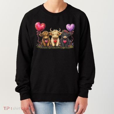 Cute Highland Cows Women's Sweatshirt