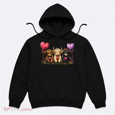 Cute Highland Cows Hoodie