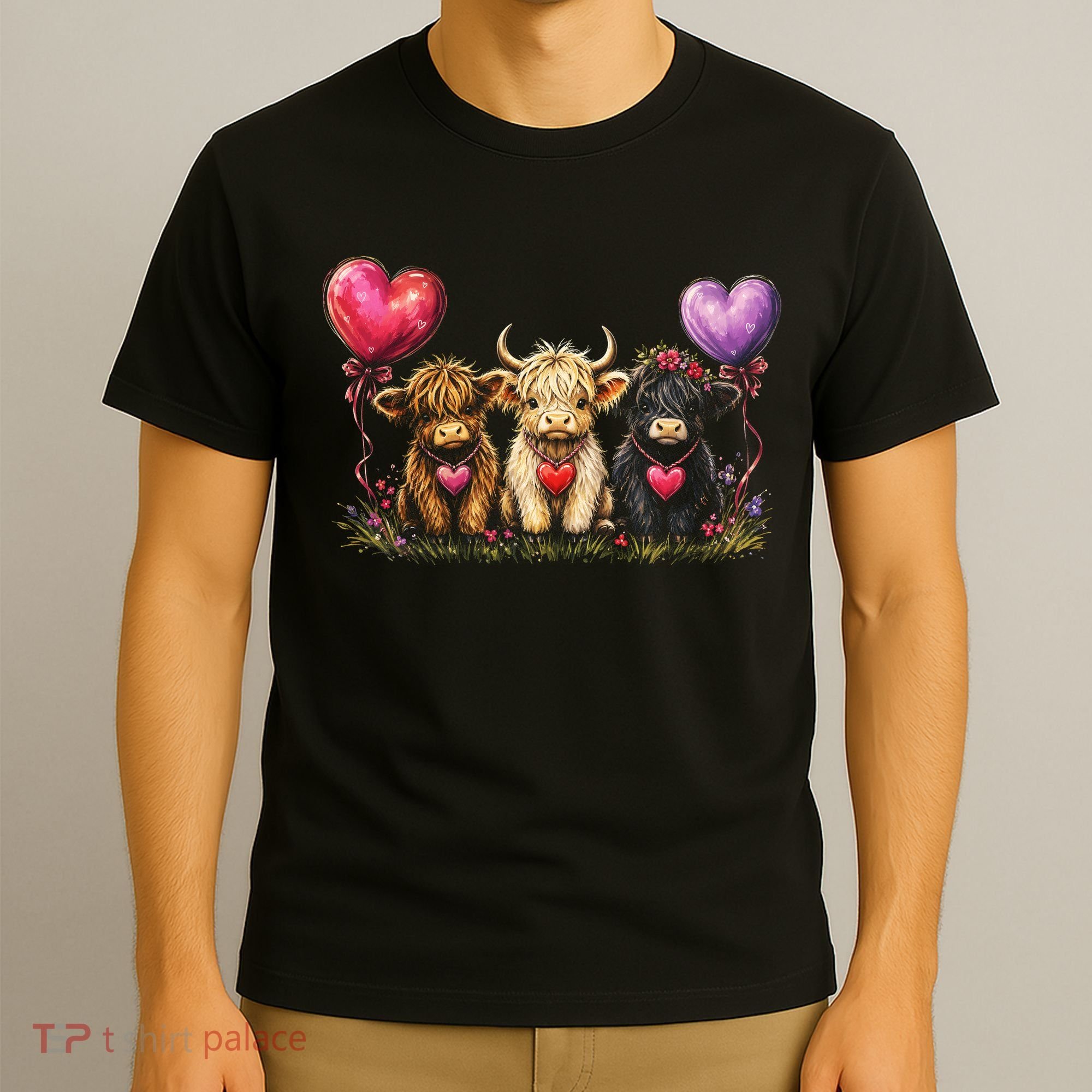 Cute Highland Cows T-Shirt