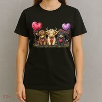 Cute Highland Cows T-Shirt thumb 4