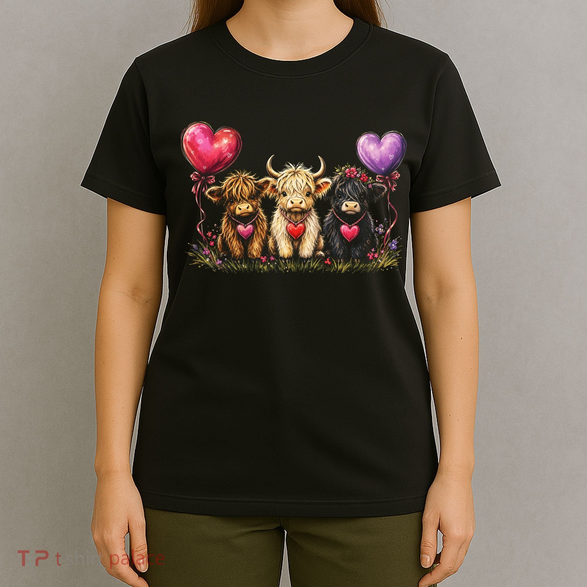 Cute Highland Cows T-Shirt