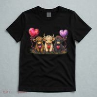 Cute Highland Cows T-Shirt thumb 5