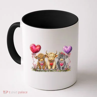 Cute Highland Cows Coffee Mug