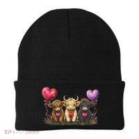 Cute Highland Cows Beanie thumb 0