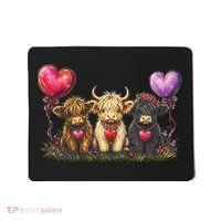 Cute Highland Cows Mousepad thumb 0