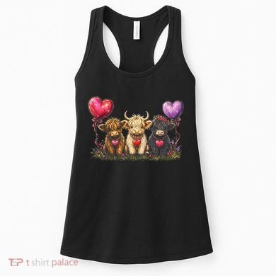 Cute Highland Cows Women's Tank Top