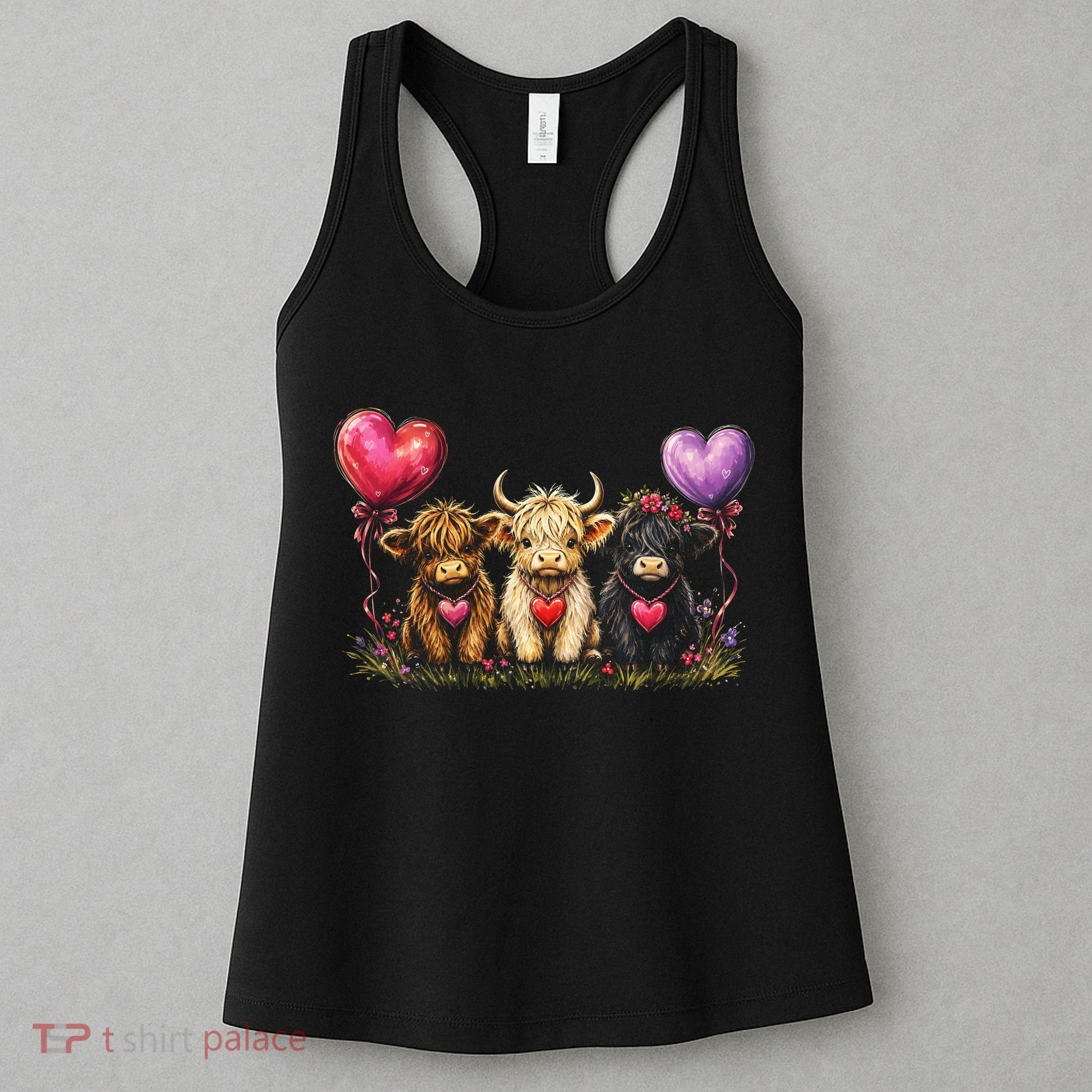 Cute Highland Cows Women's Tank Top