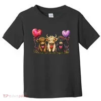Cute Highland Cows Toddler T-Shirt thumb 0