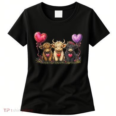 Cute Highland Cows Women's T-Shirt