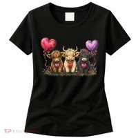 Cute Highland Cows Women's T-Shirt thumb 0