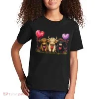 Cute Highland Cows Kids T-Shirt thumb 2