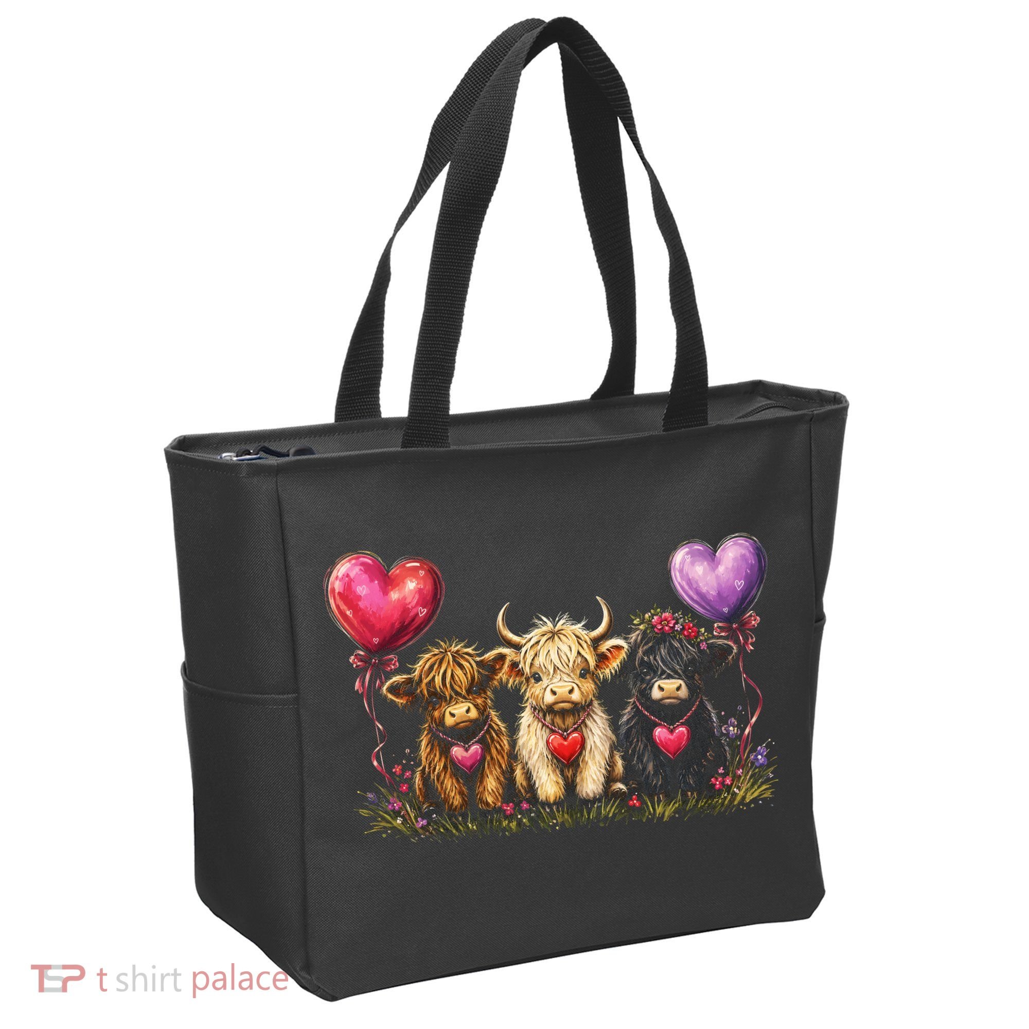 Cute Highland Cows Tote Bag