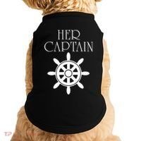 Cruise Her Captain His Anchor Couple Doggie Tank thumb 0
