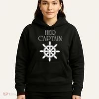 Cruise Her Captain His Anchor Couple Hoodie thumb 5