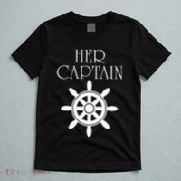 Cruise Her Captain His Anchor Couple T-Shirt thumb 5