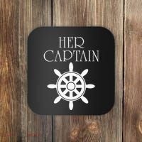 Cruise Her Captain His Anchor Couple Coaster thumb 0