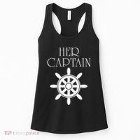 Cruise Her Captain His Anchor Couple Women's Tank Top thumb 0