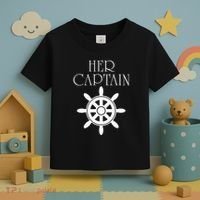 Cruise Her Captain His Anchor Couple Toddler T-Shirt thumb 3
