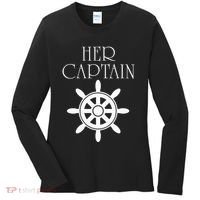 Cruise Her Captain His Anchor Couple Women's Long Sleeve Shirt thumb 0
