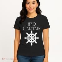 Cruise Her Captain His Anchor Couple Women's T-Shirt thumb 4