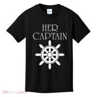 Cruise Her Captain His Anchor Couple Kids T-Shirt thumb 0