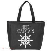 Cruise Her Captain His Anchor Couple Tote Bag thumb 0