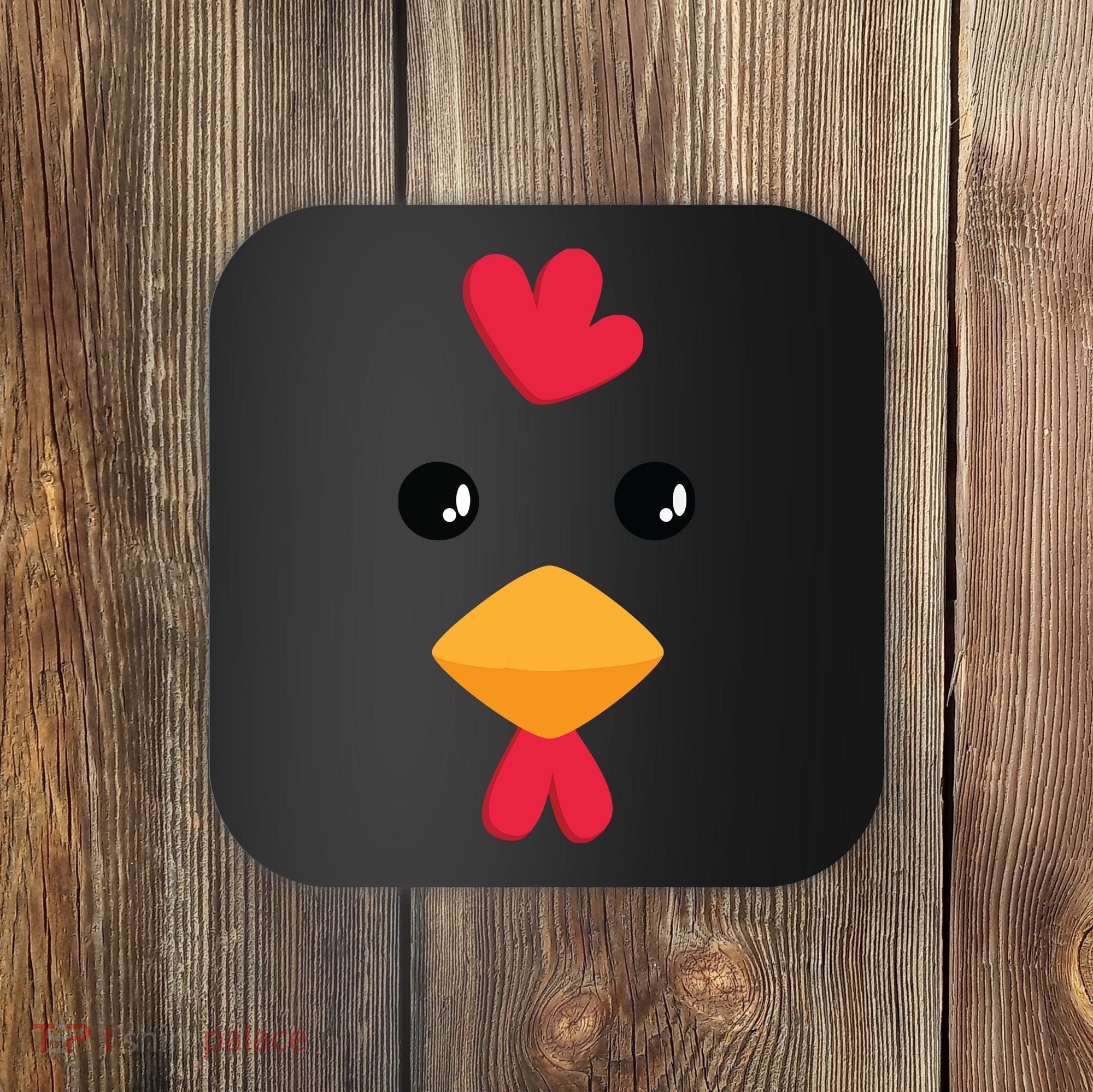 Chicken Halloween Costume Coaster