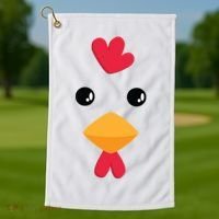 Chicken Halloween Costume Golf Towel thumb 1