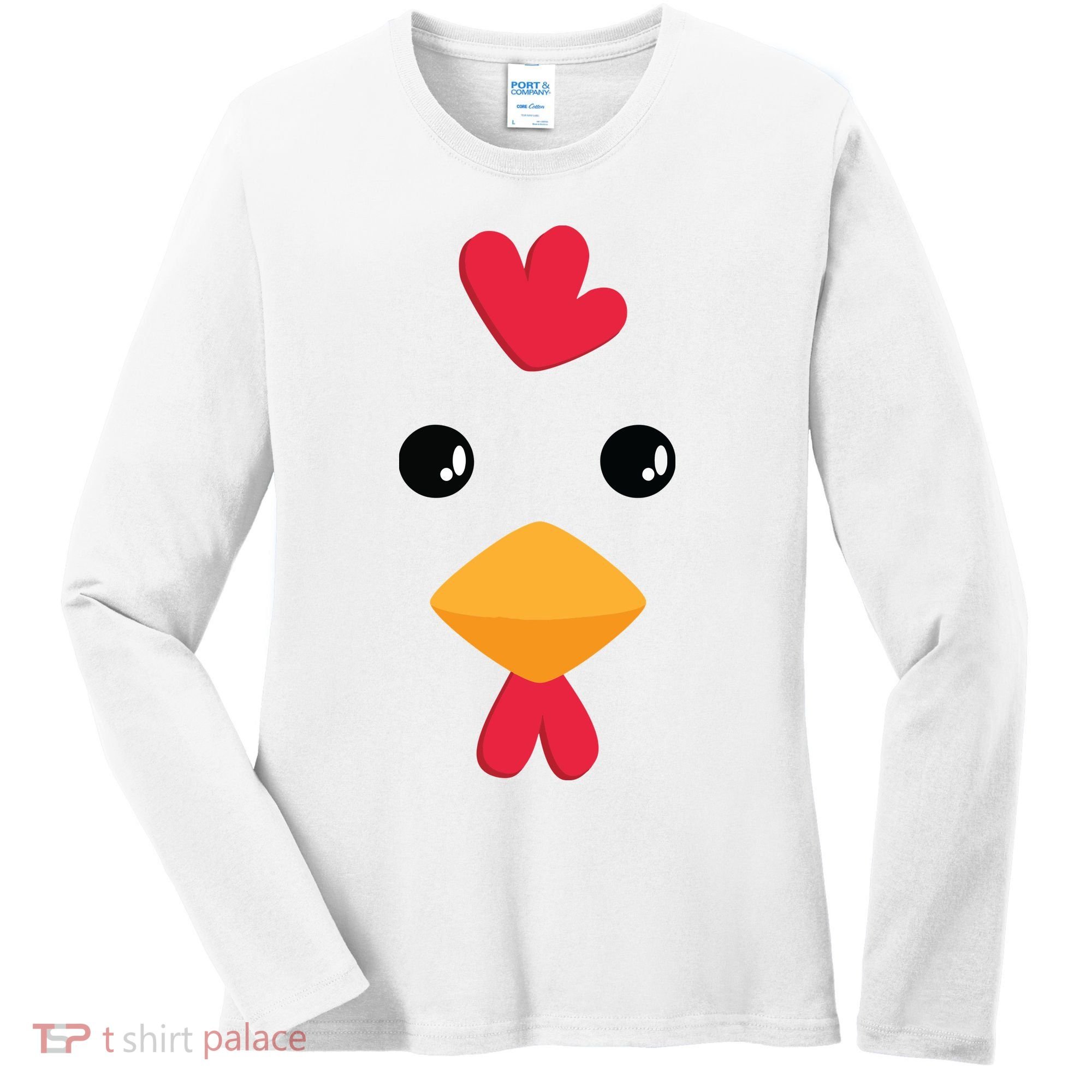Chicken Halloween Costume Women's Long Sleeve Shirt