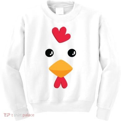 Chicken Halloween Costume Kids Sweatshirt