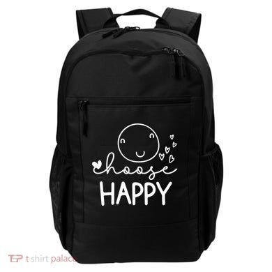 Choose Happy Cute Smile Face Backpack