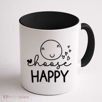 Choose Happy Cute Smile Face Coffee Mug thumb 1