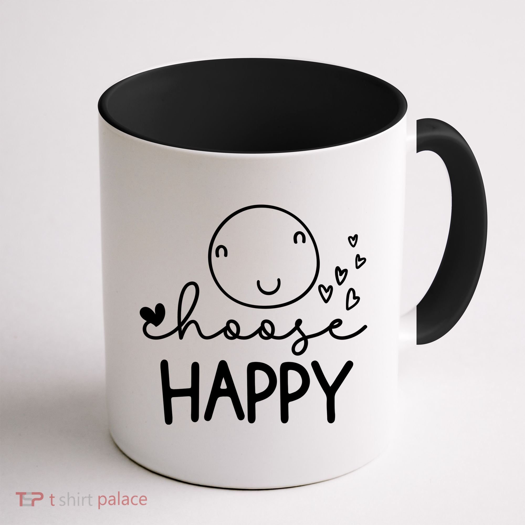 Choose Happy Cute Smile Face Coffee Mug