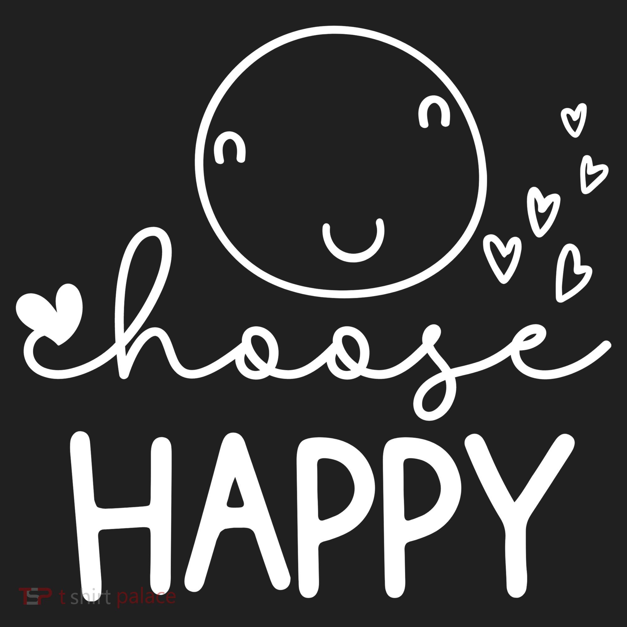 Choose Happy Cute Smile Face Golf Towel