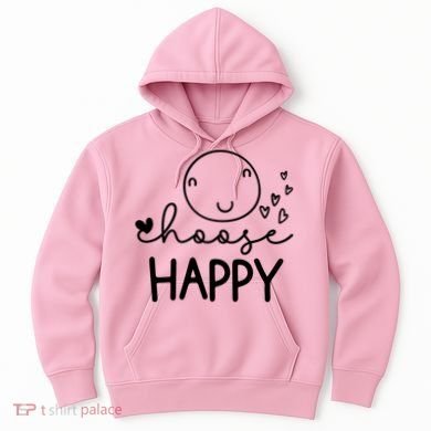 Choose Happy Cute Smile Face Hoodie