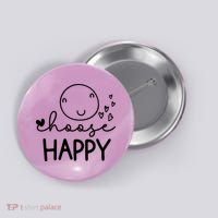 Choose Happy Cute Smile Face Button thumb 0