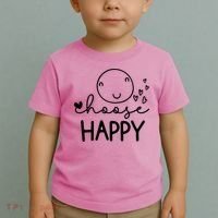 Choose Happy Cute Smile Face Toddler T-Shirt thumb 2