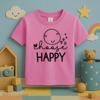 Choose Happy Cute Smile Face Toddler T-Shirt thumb 3