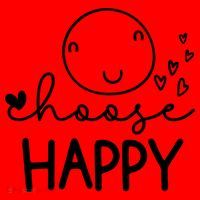Choose Happy Cute Smile Face Santa Hat thumb 1