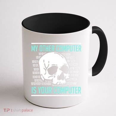 Cyber Hacker Computer Security Expert Cybersecurity Coffee Mug back