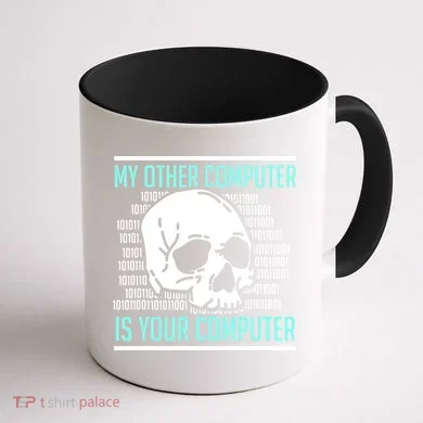 Cyber Hacker Computer Security Expert Cybersecurity Coffee Mug back