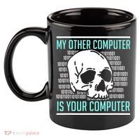 Cyber Hacker Computer Security Expert Cybersecurity 11oz C Handle Ceramic Mug thumb 2