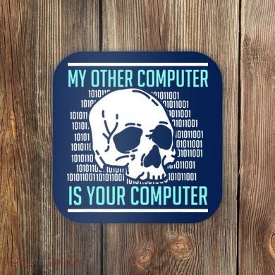 Cyber Hacker Computer Security Expert Cybersecurity Coaster